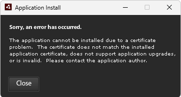 Misconfiguration error